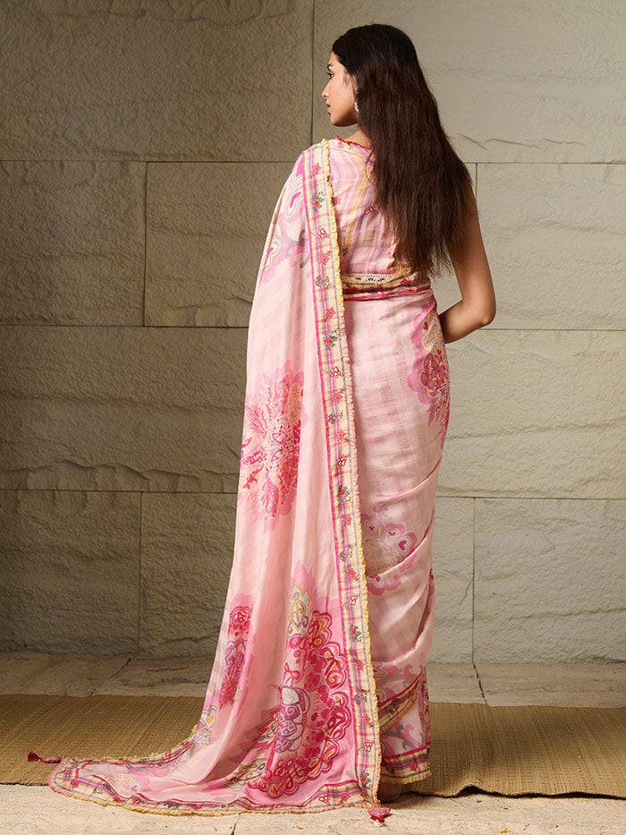 Ceri Saree - Pink