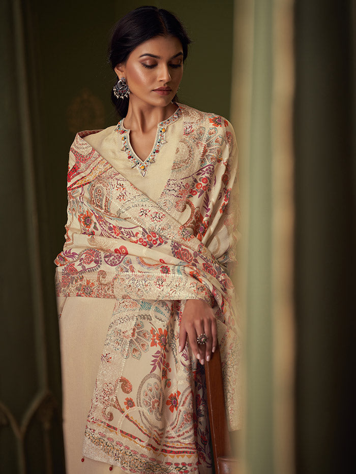 Shifa Kurta Set - Ivory