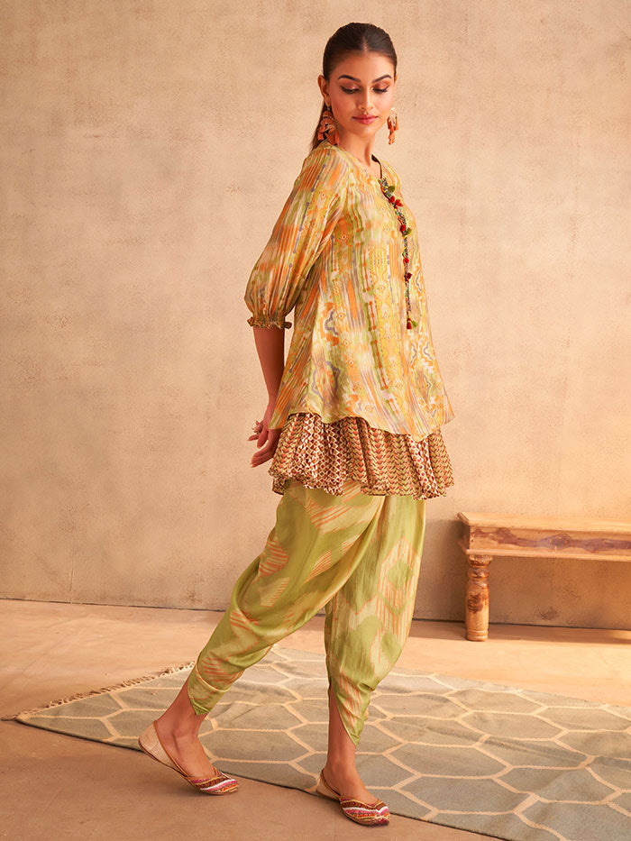 Yasmin Kurta Set - Olive