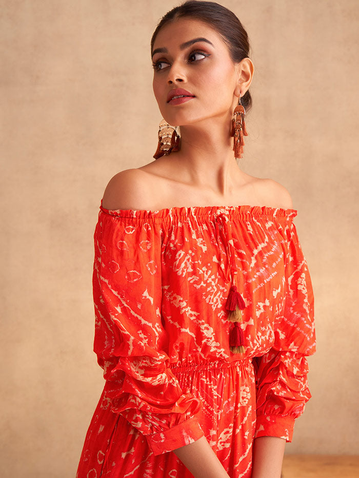 Cora Jumpsuit - Red