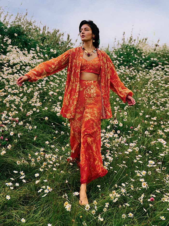 Serenade Co-Ord Set – Orange