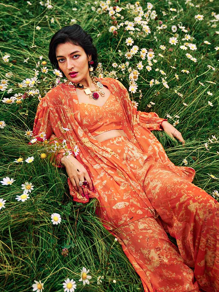 Serenade Co-Ord Set – Orange