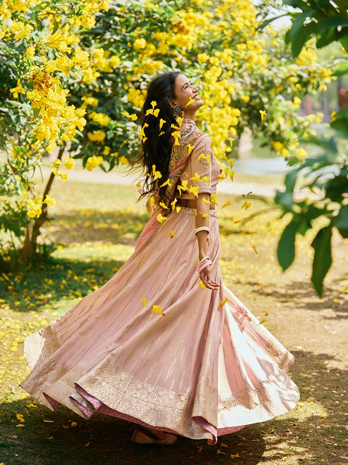 Afreen Lehenga Set - Pink