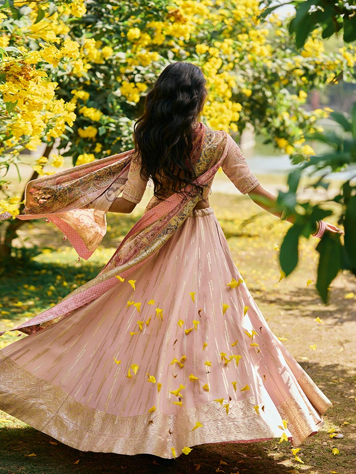 Afreen Lehenga Set - Pink