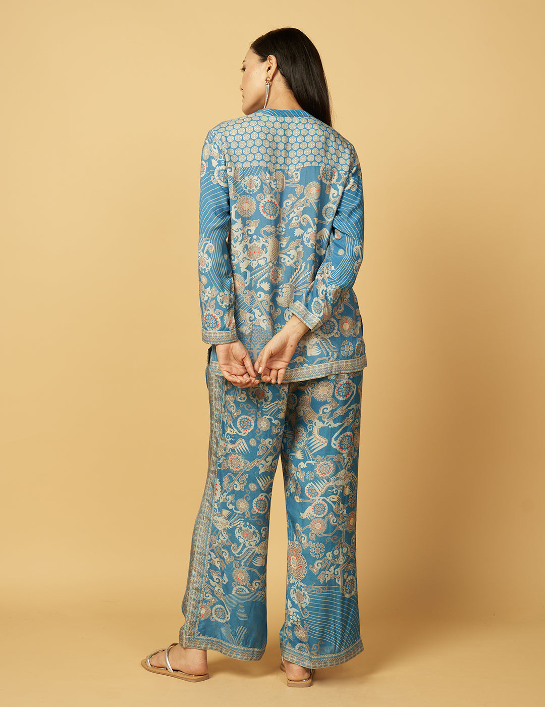 Bhumika Co-ord Set - Blue
