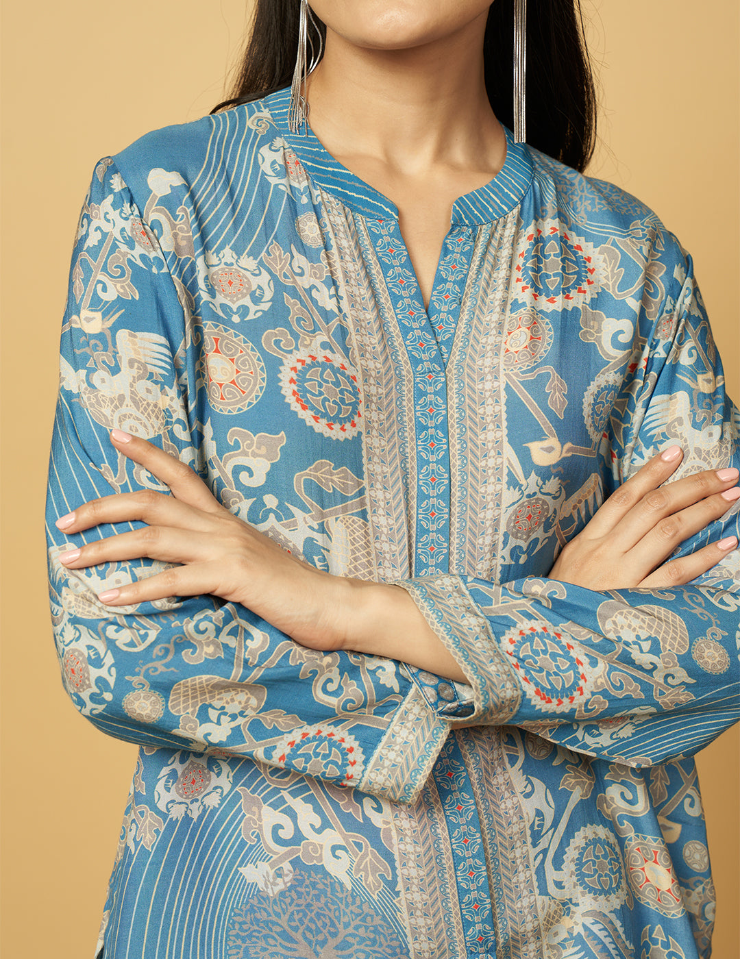 Bhumika Co-ord Set - Blue