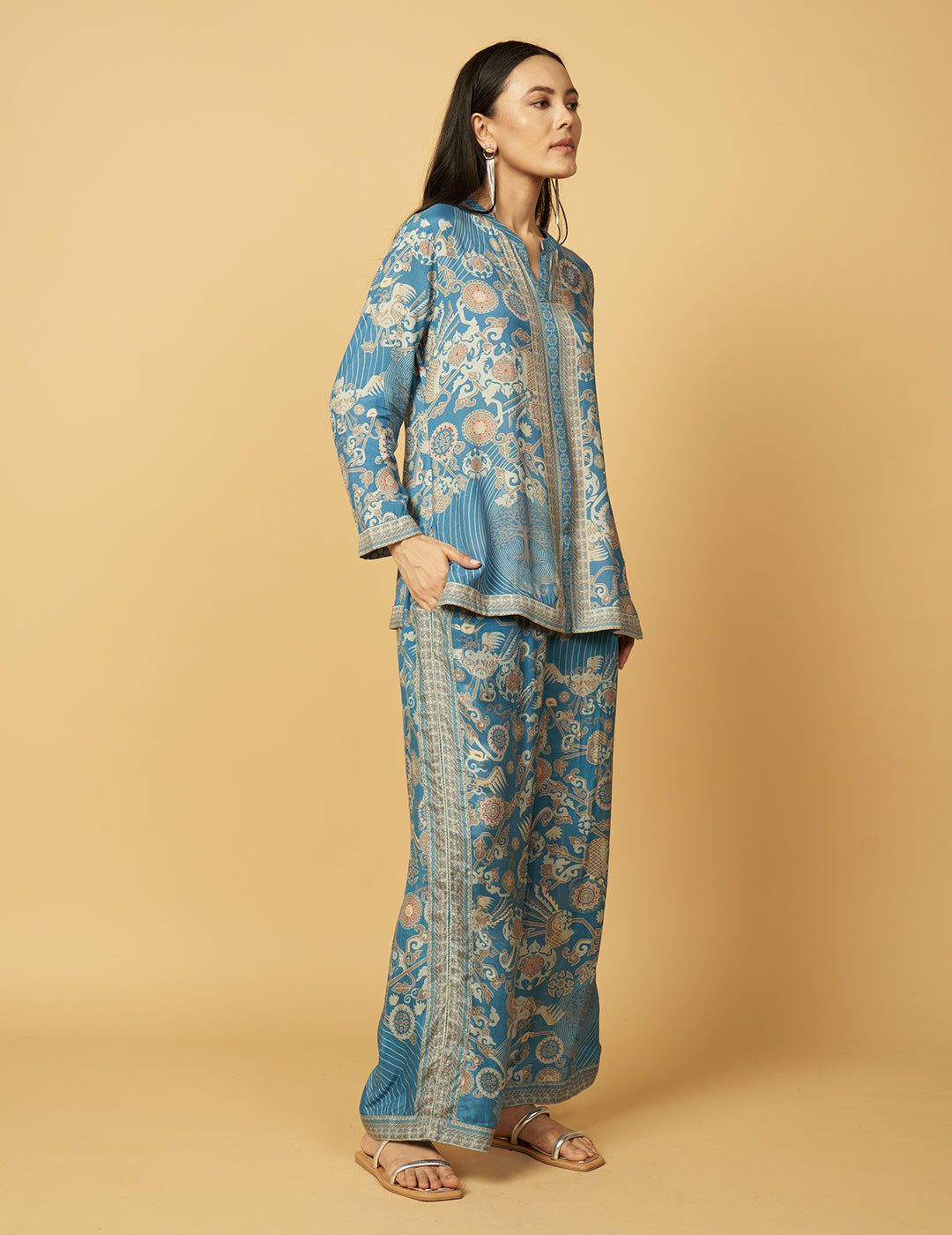 Bhumika Co-ord Set - Blue