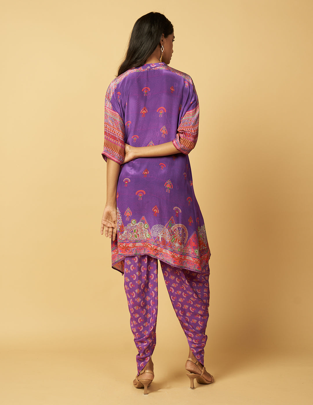 Chandrama Co-ord Set - Purple