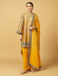 Santiya Kurta Set with Dupatta - Yellow