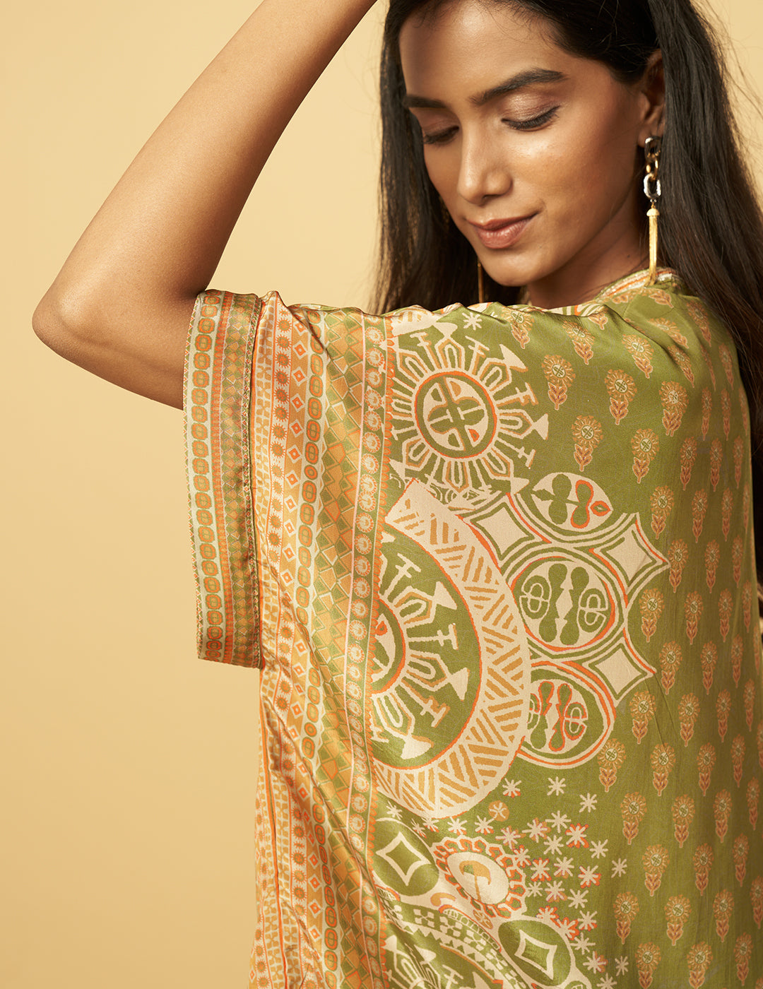 Bhainsa Sing Co-ord Set - Green