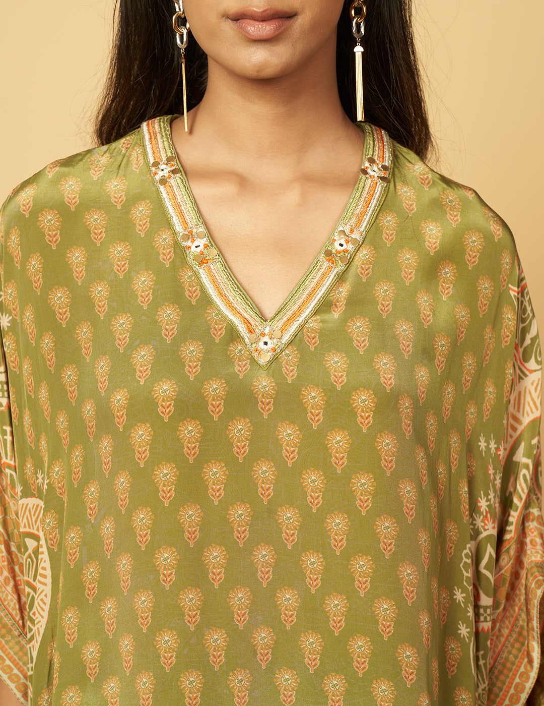 Bhainsa Sing Co-ord Set - Green