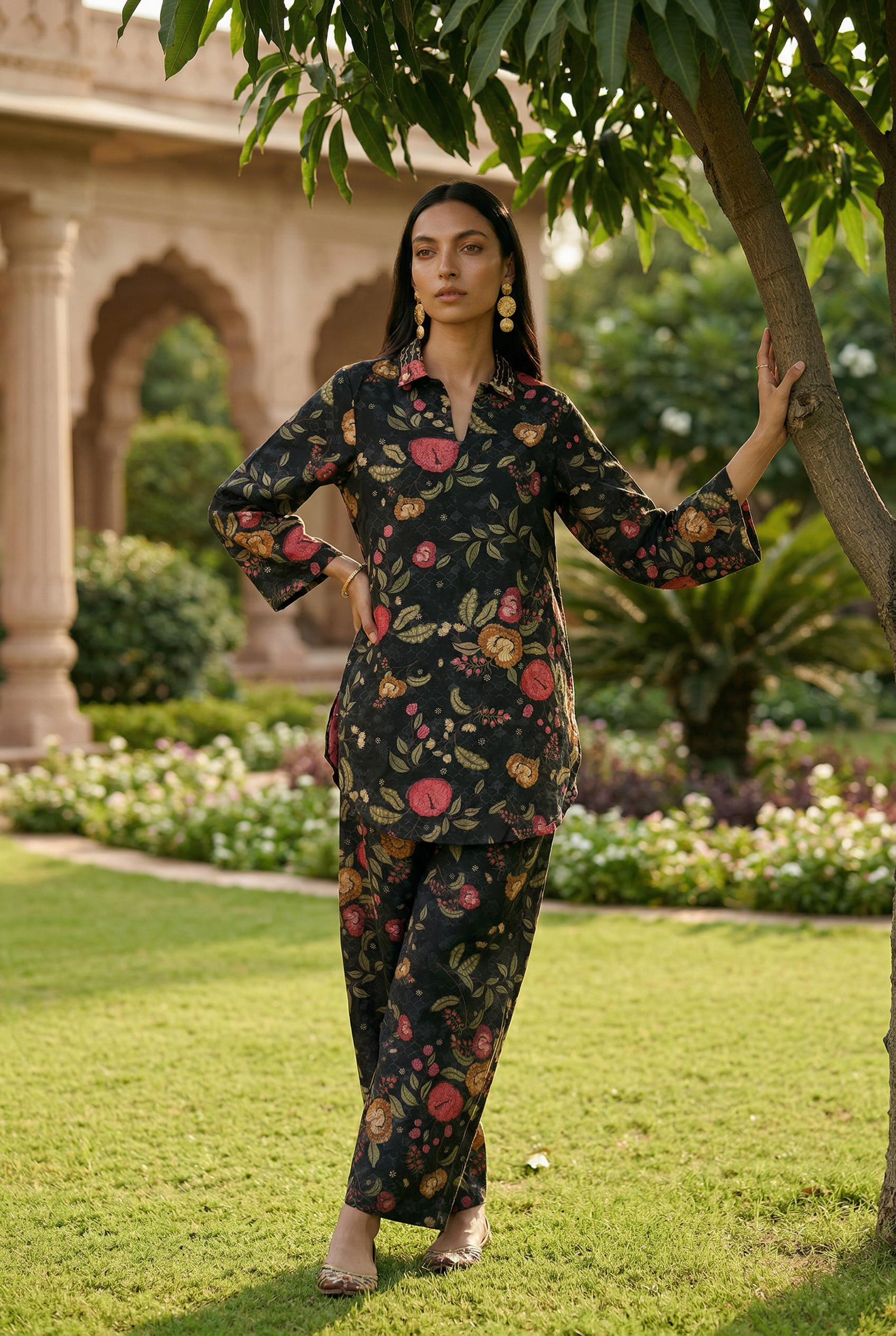 Shaam Co-ord Set - Black