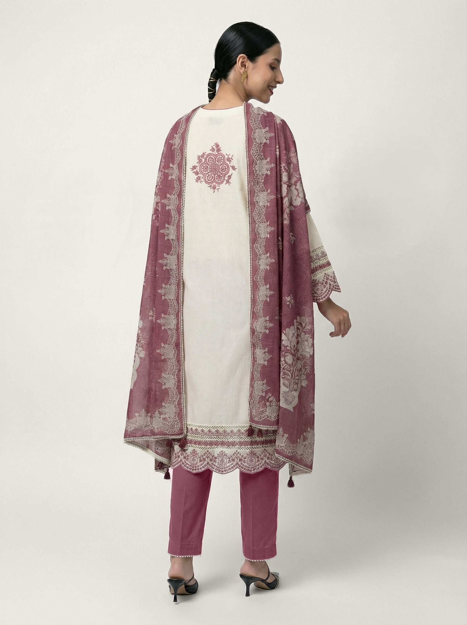 Meherika Kurta Set - Mauve