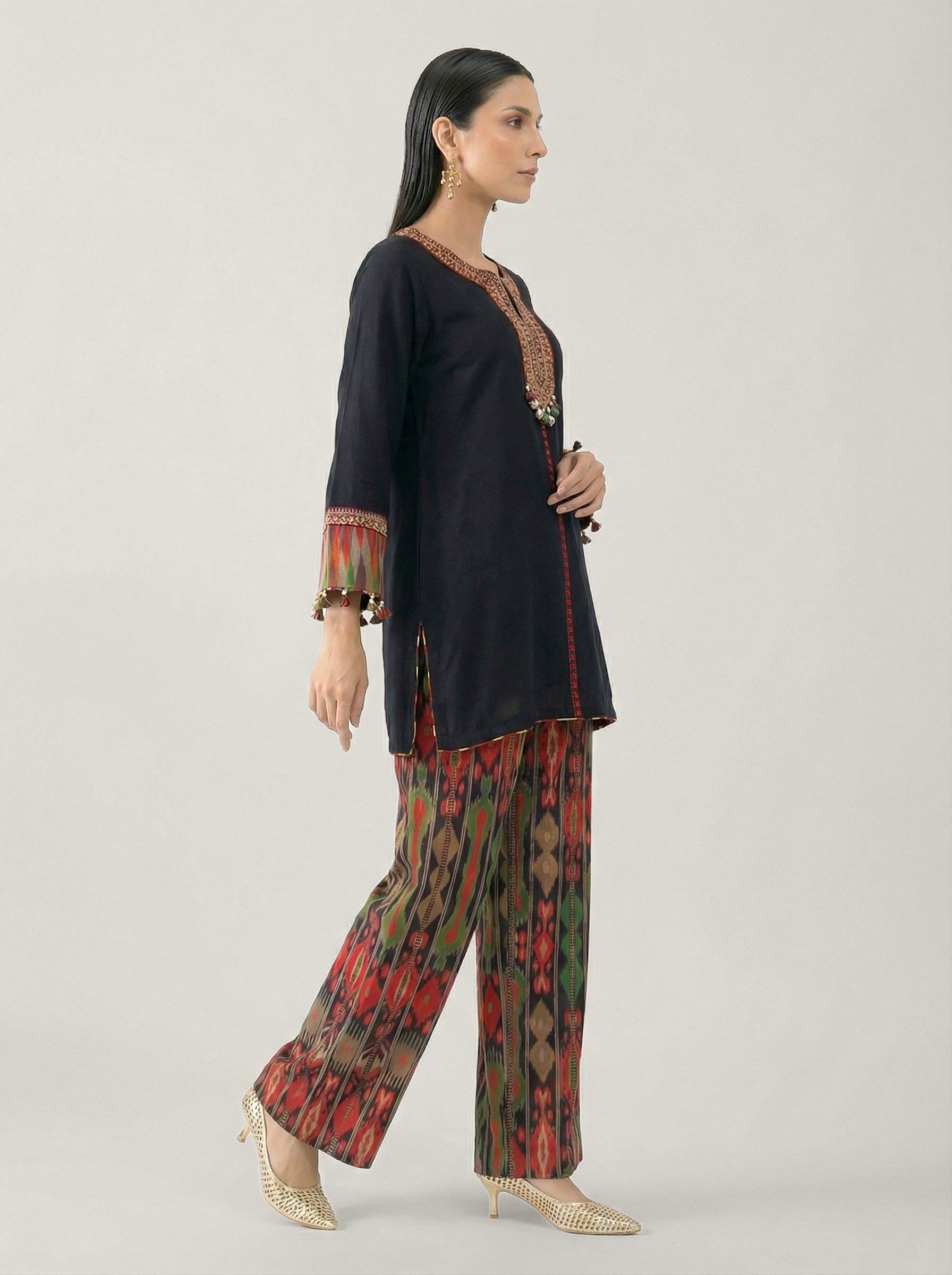 Seraya Co-ord Set - Black