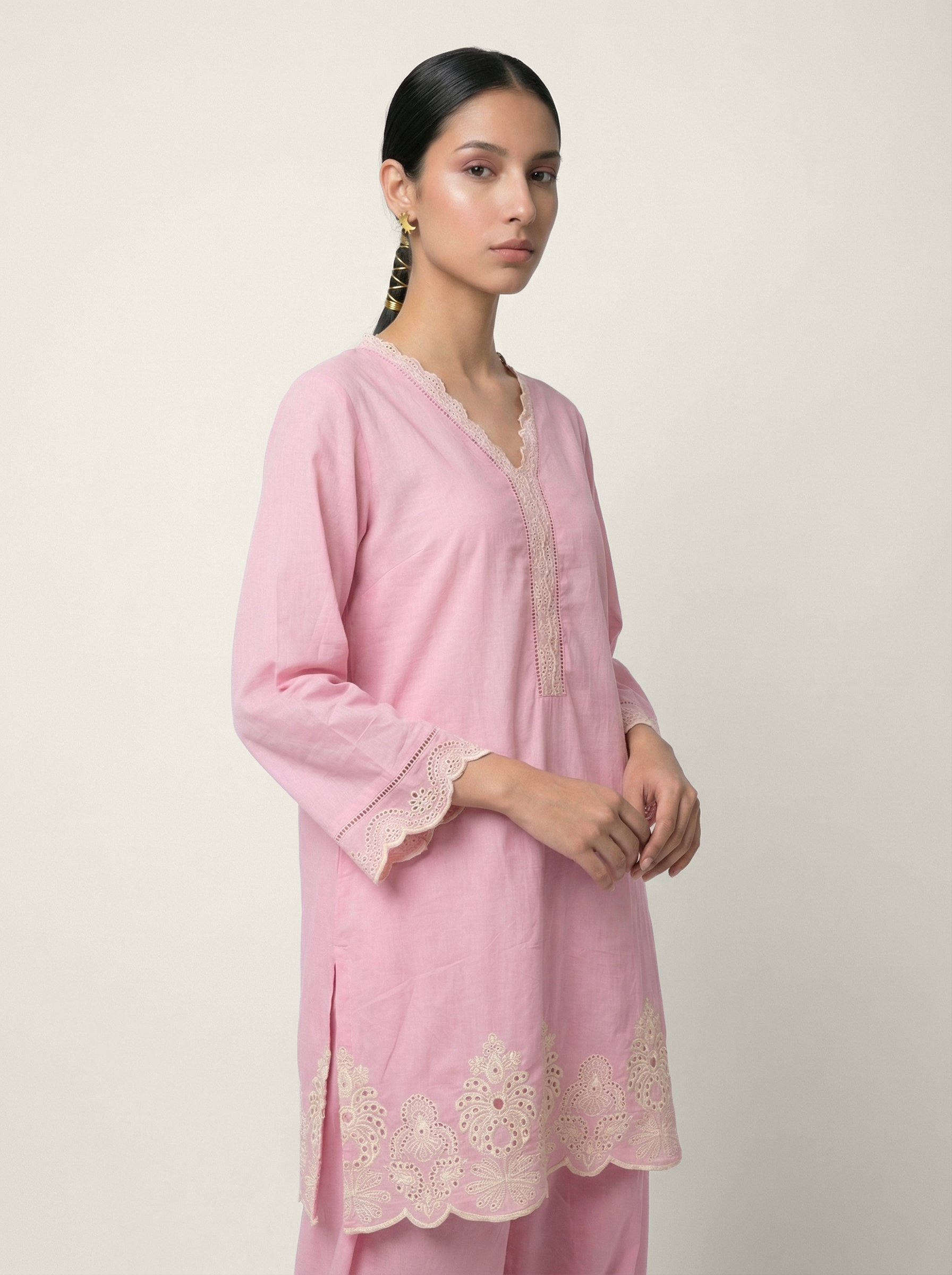 Vamika Kurta Set - Pink