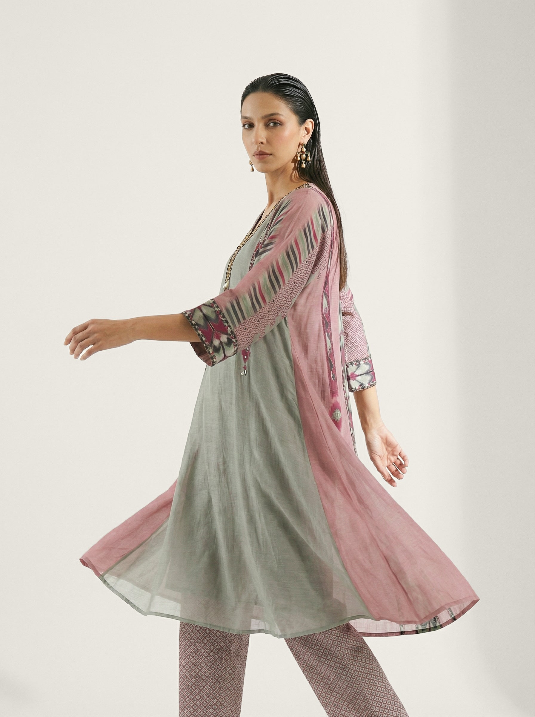 Amaya Kurta Set - Mint
