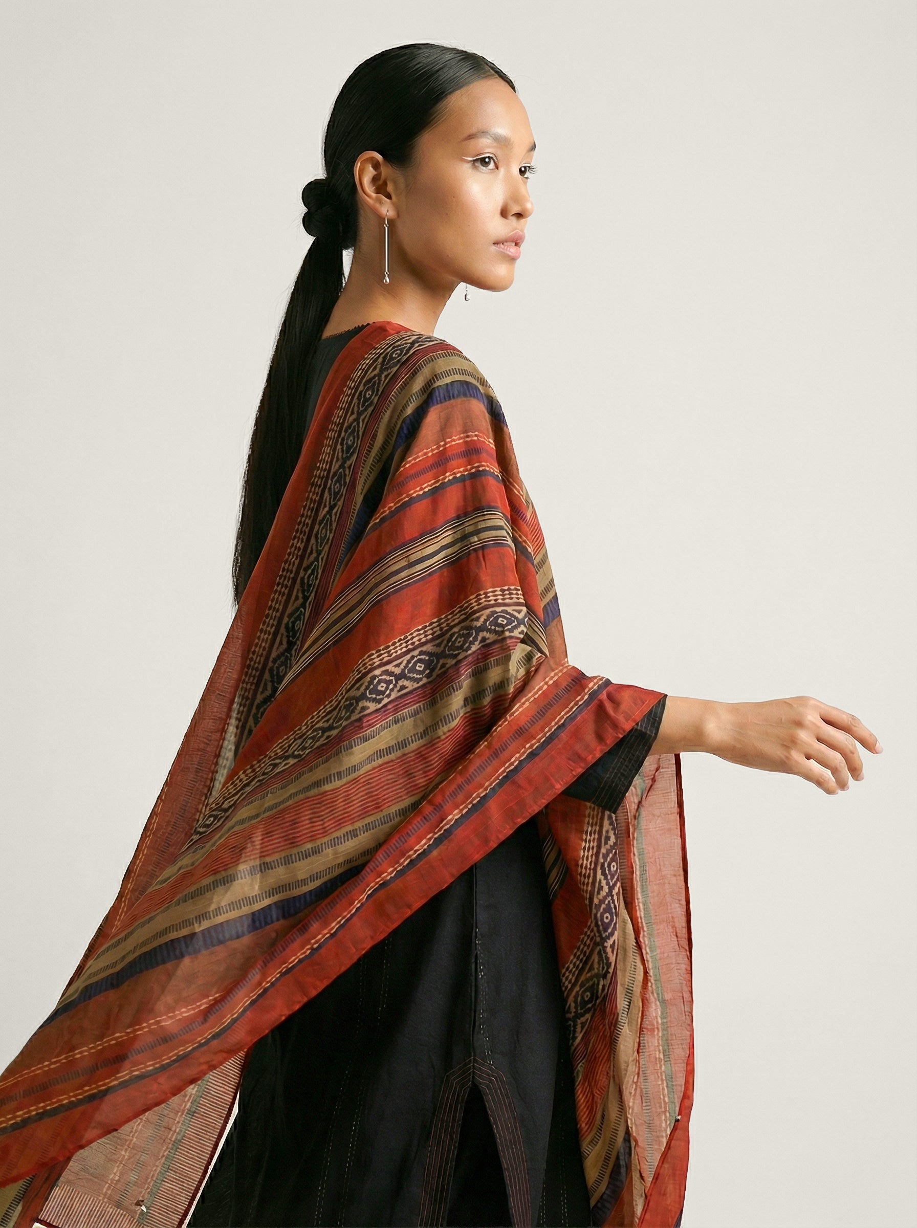 Black Shift Kurta Set - Black