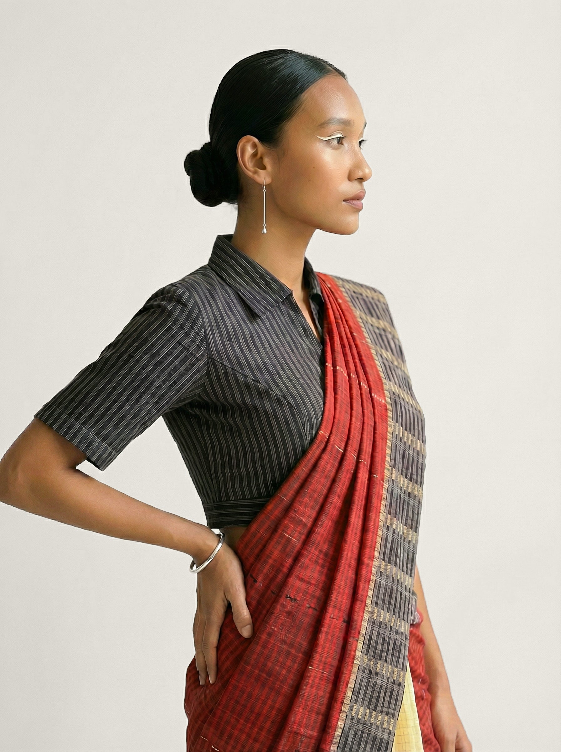 Broadway Saree - Off-White