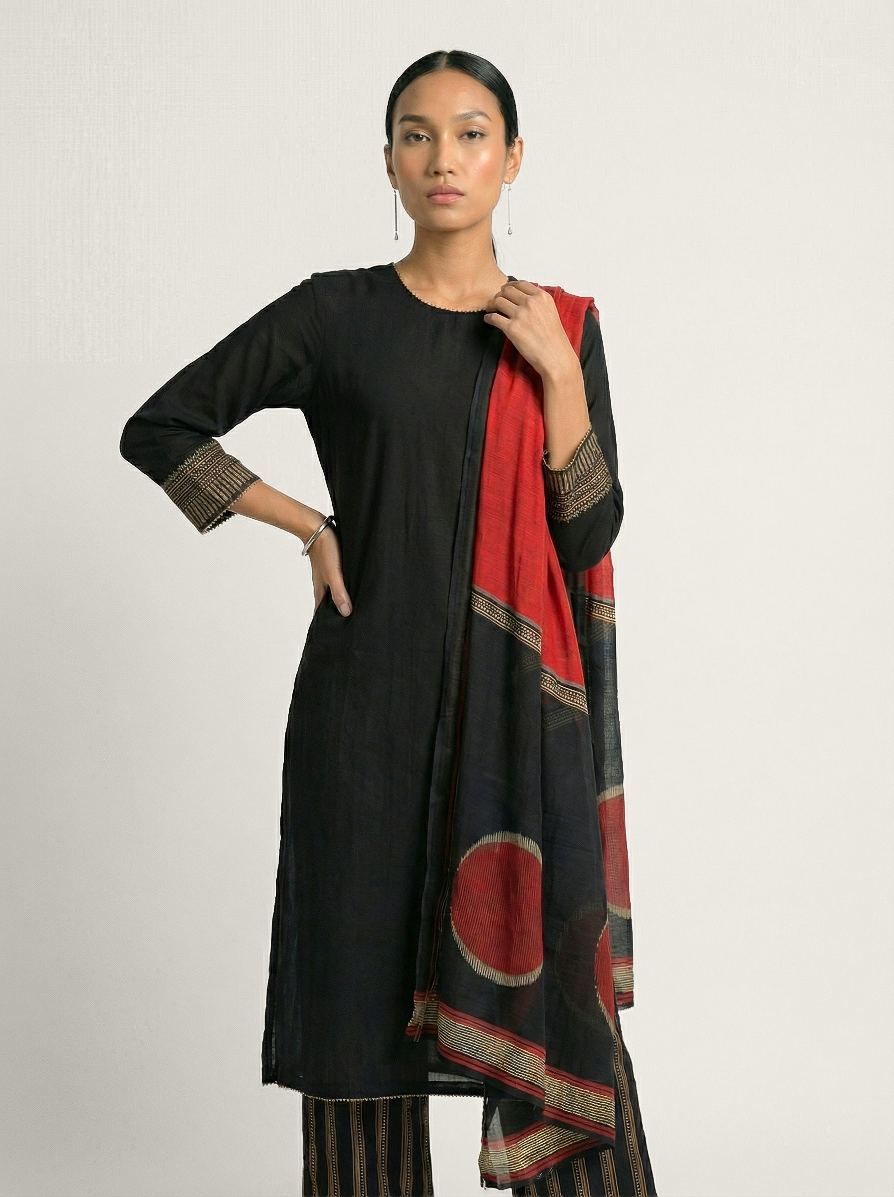 Boardroom Kurta Set - Black