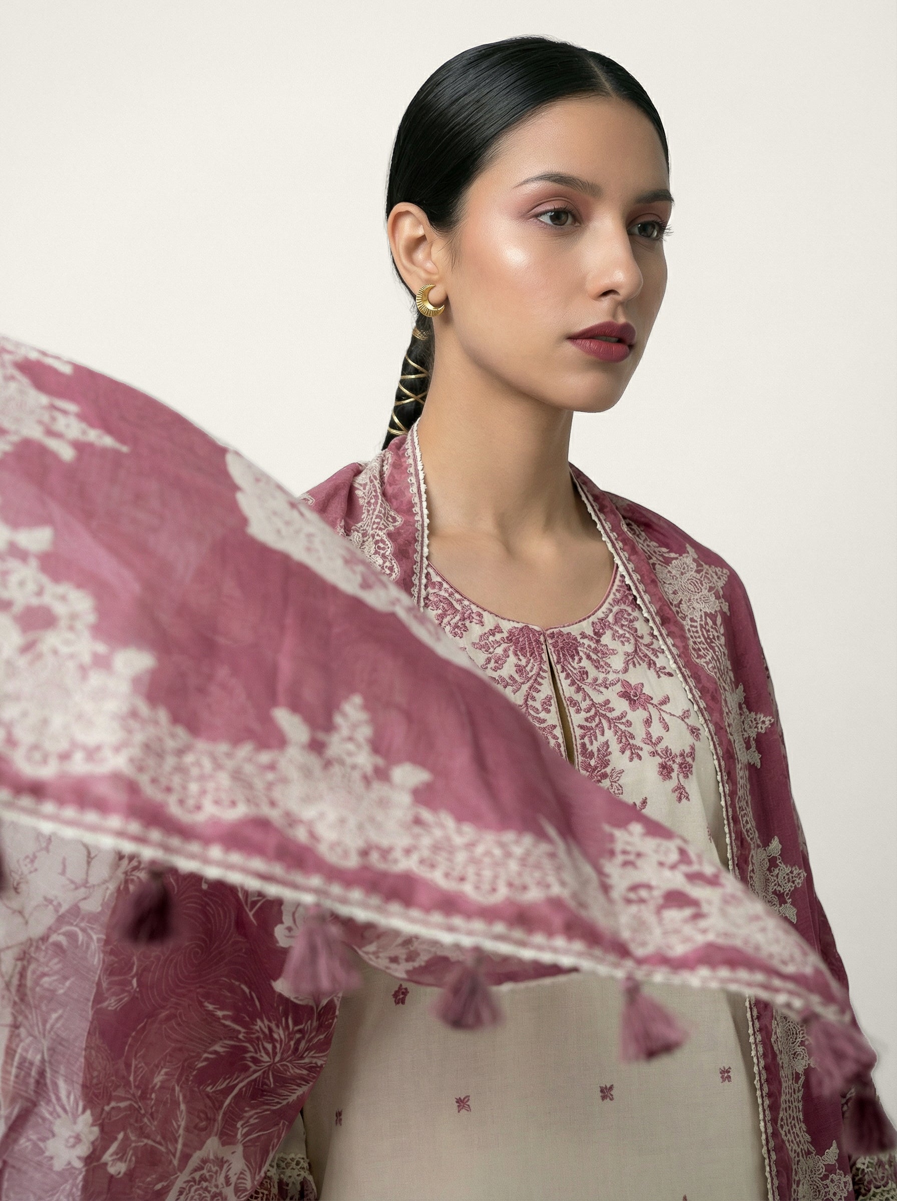 Meherika Kurta Set - Mauve