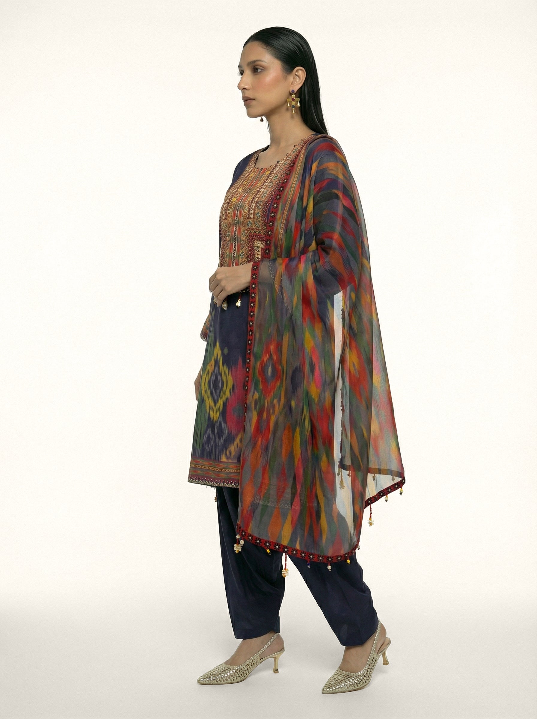 Ahaana Kurta Set - Grey