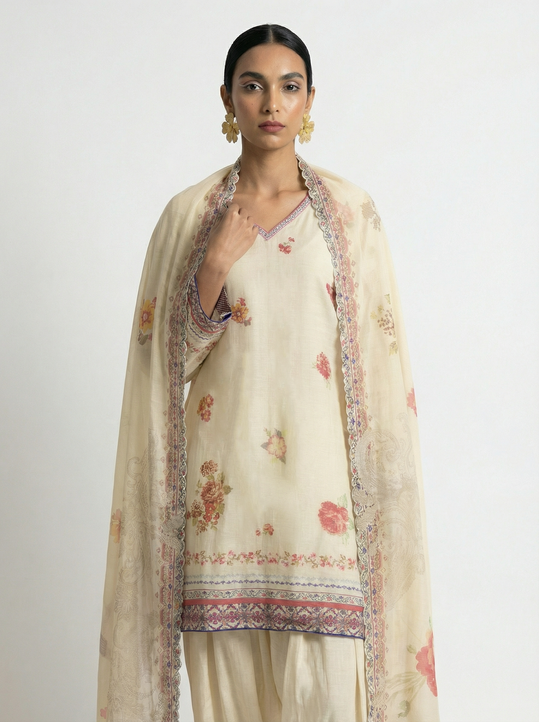 Kashni kurta set - Off White