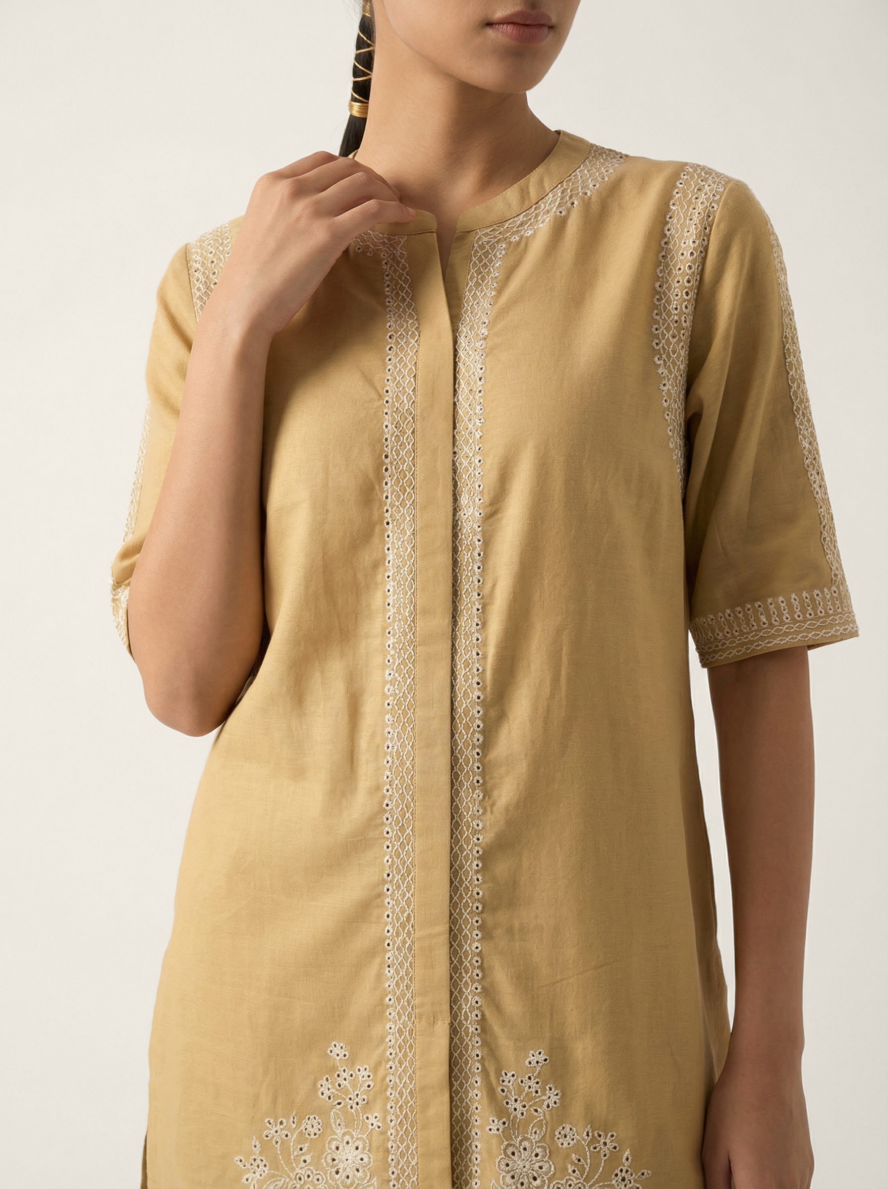 Devyasha Co-ord Set - Beige