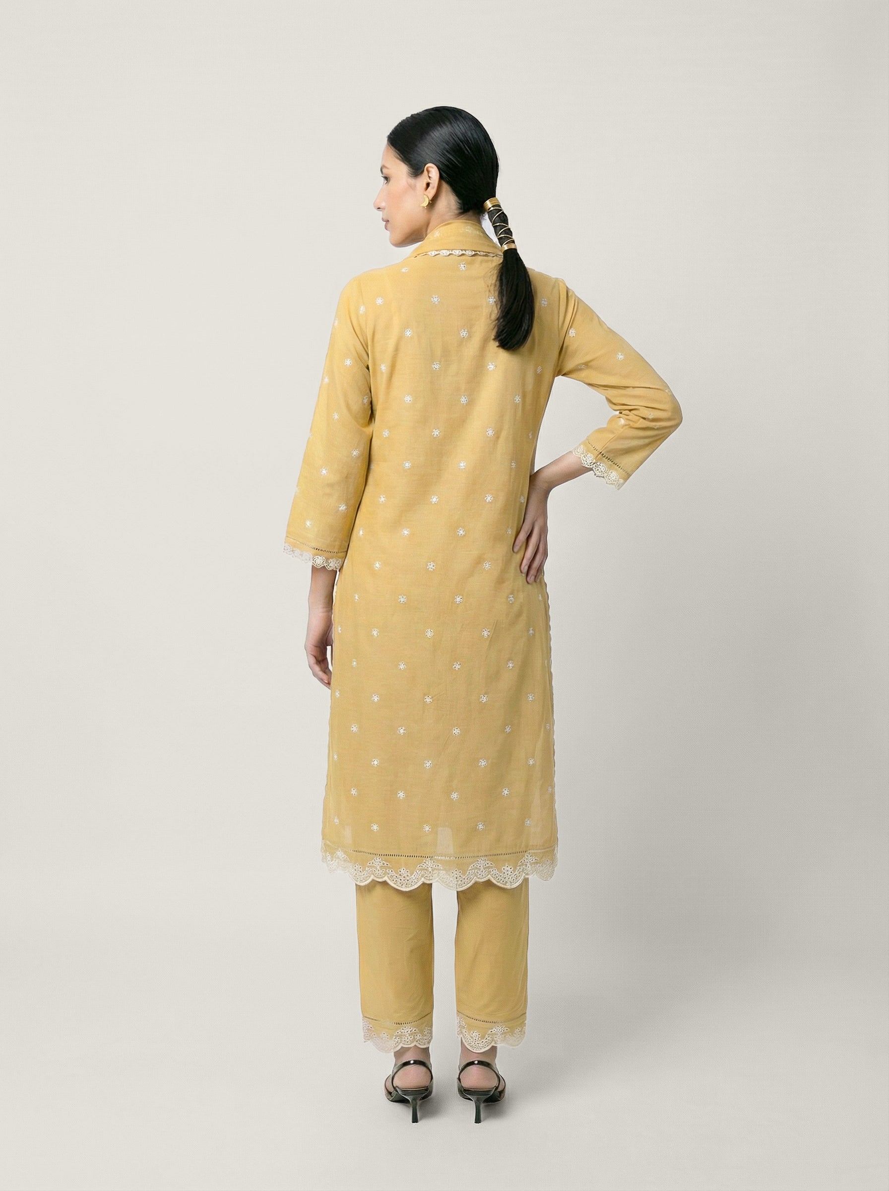 Nairiti Kurta Set - Ochre