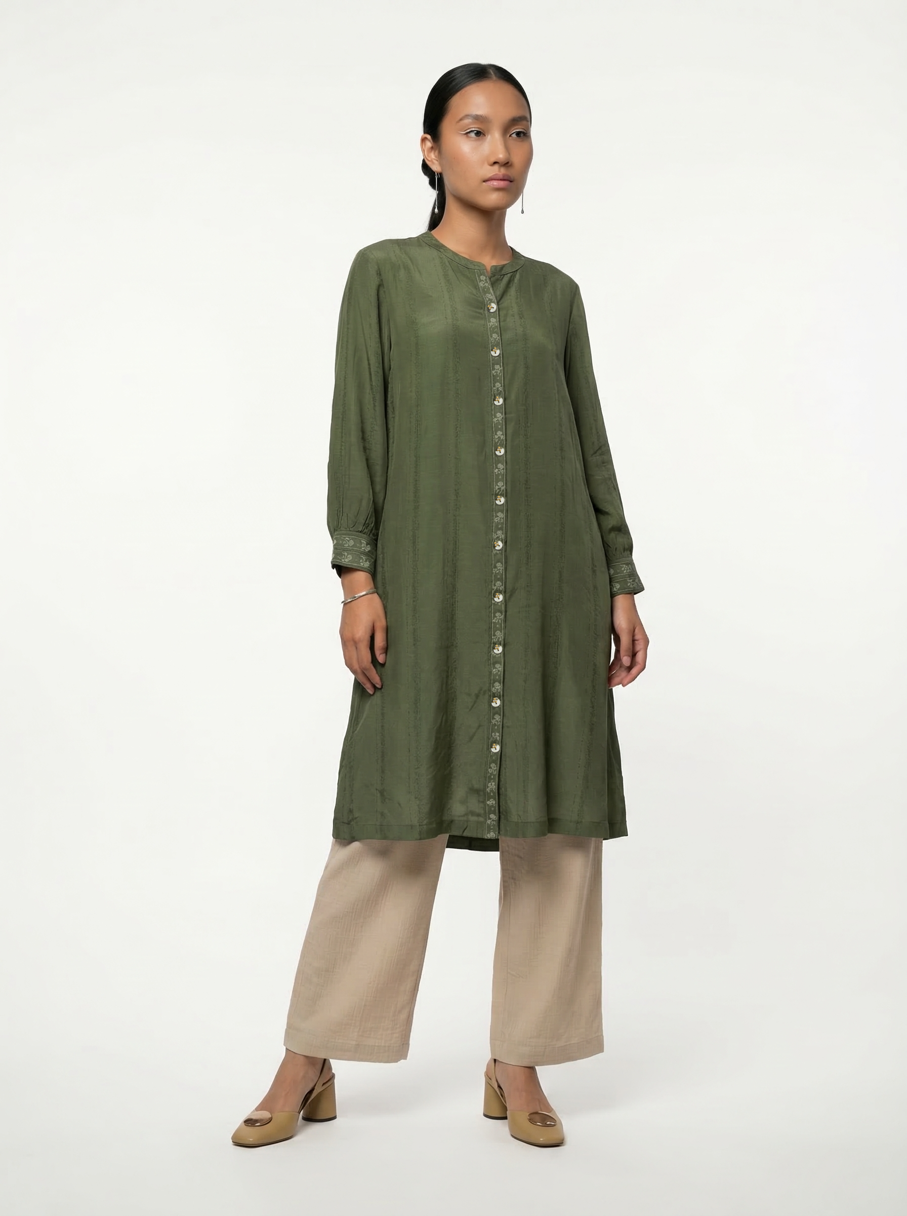 Emerald Pause Tunic - Green