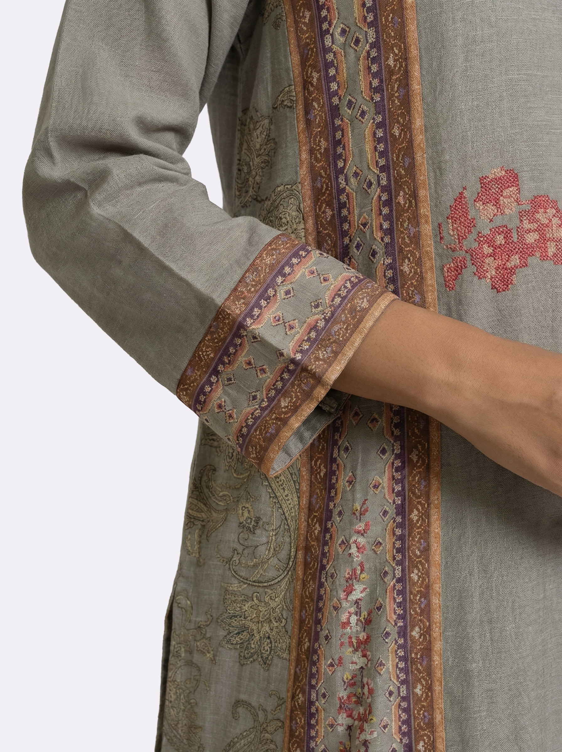 Juhi kurta set - Grey