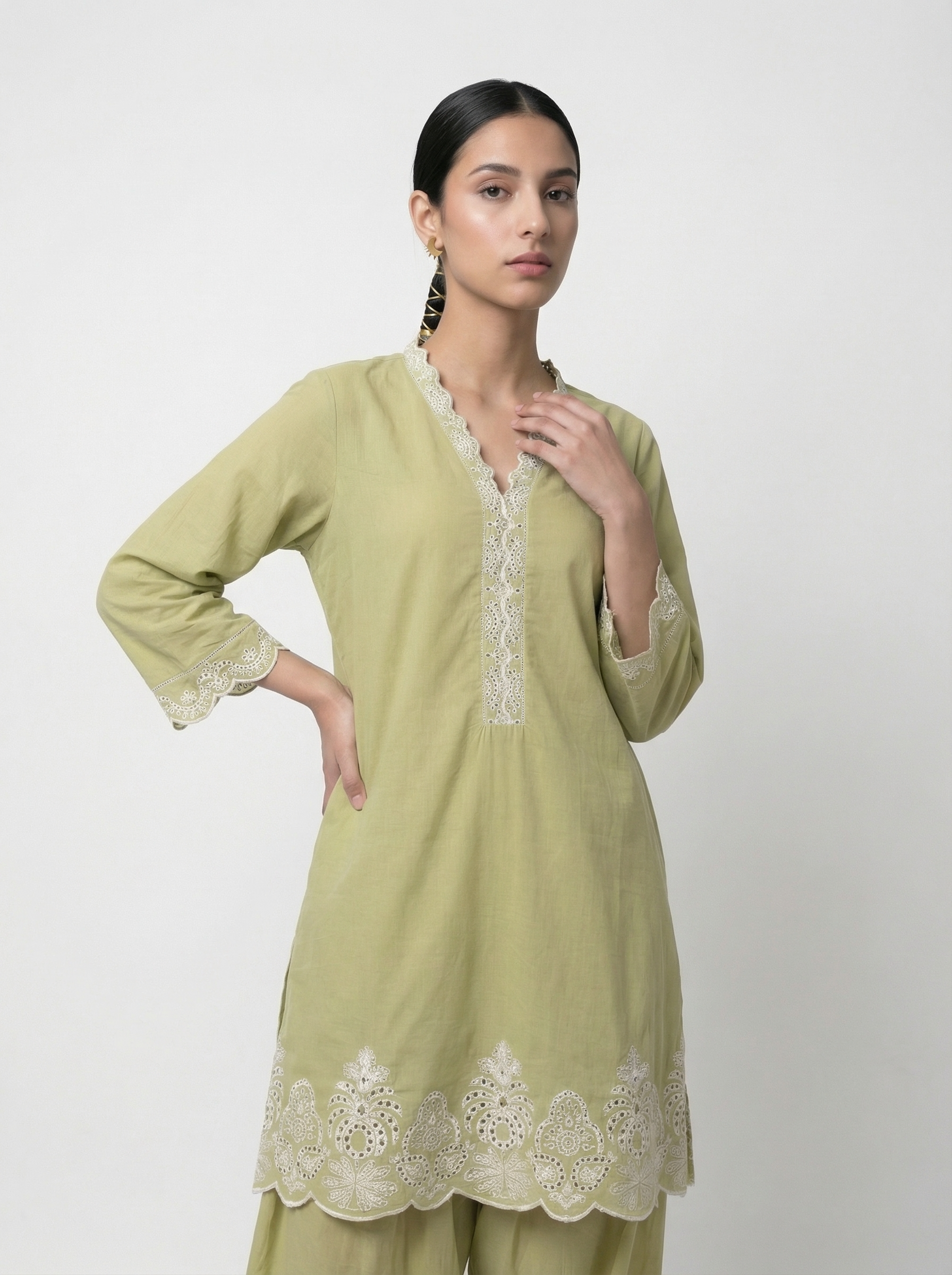 Vamika Kurta Set - Green