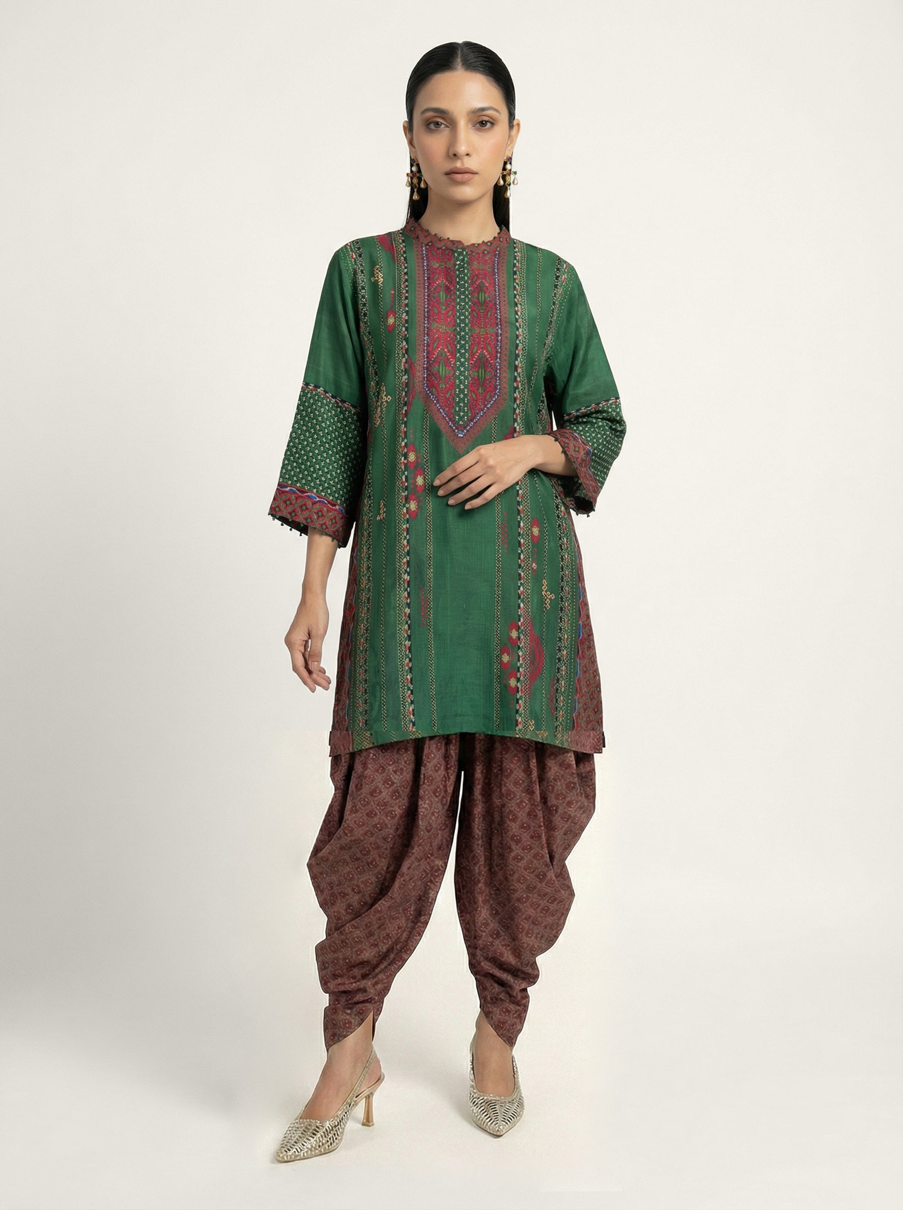Kaelani Co-ord Set - Green