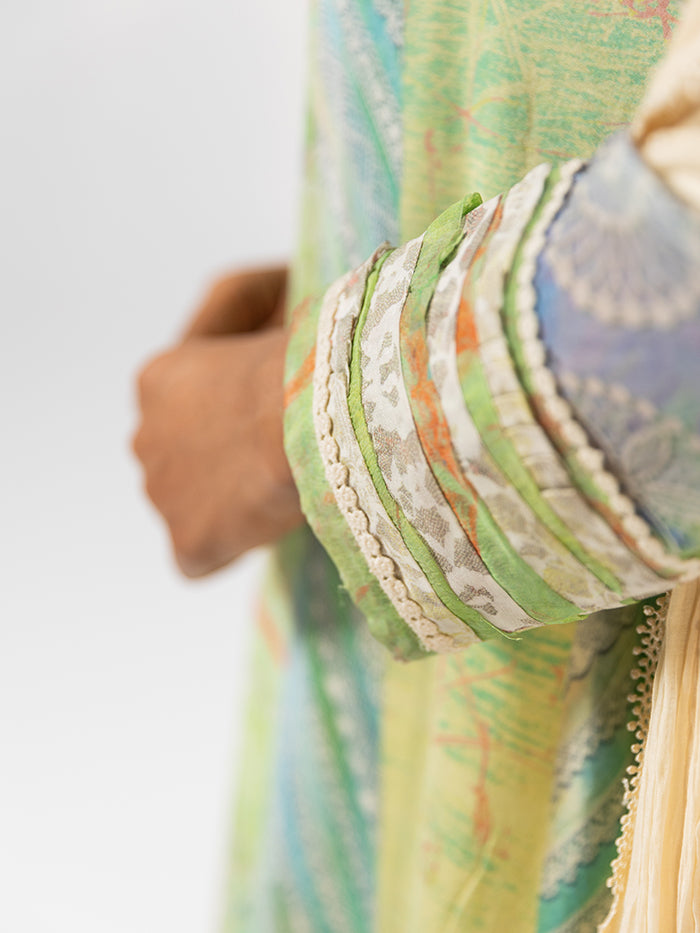 Ivy Mint Green Kurta Set with Dupatta