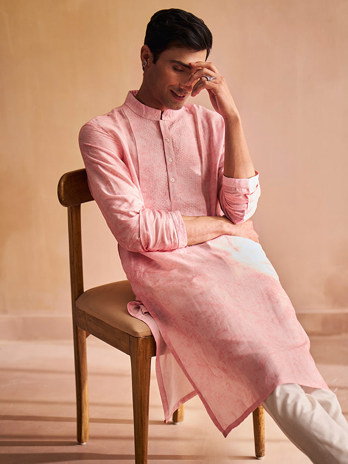 Dwij Kurta - Pink