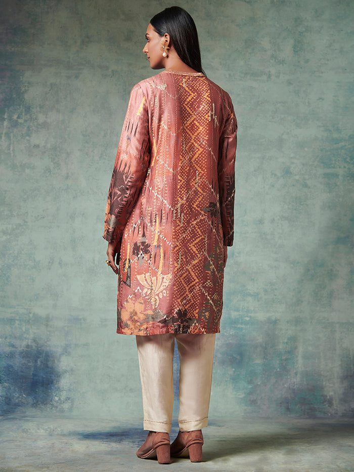 Khom Brown Pink Jacket