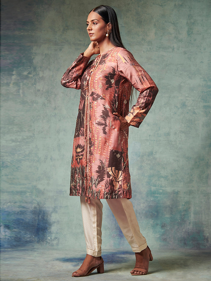 Khom Brown Pink Jacket