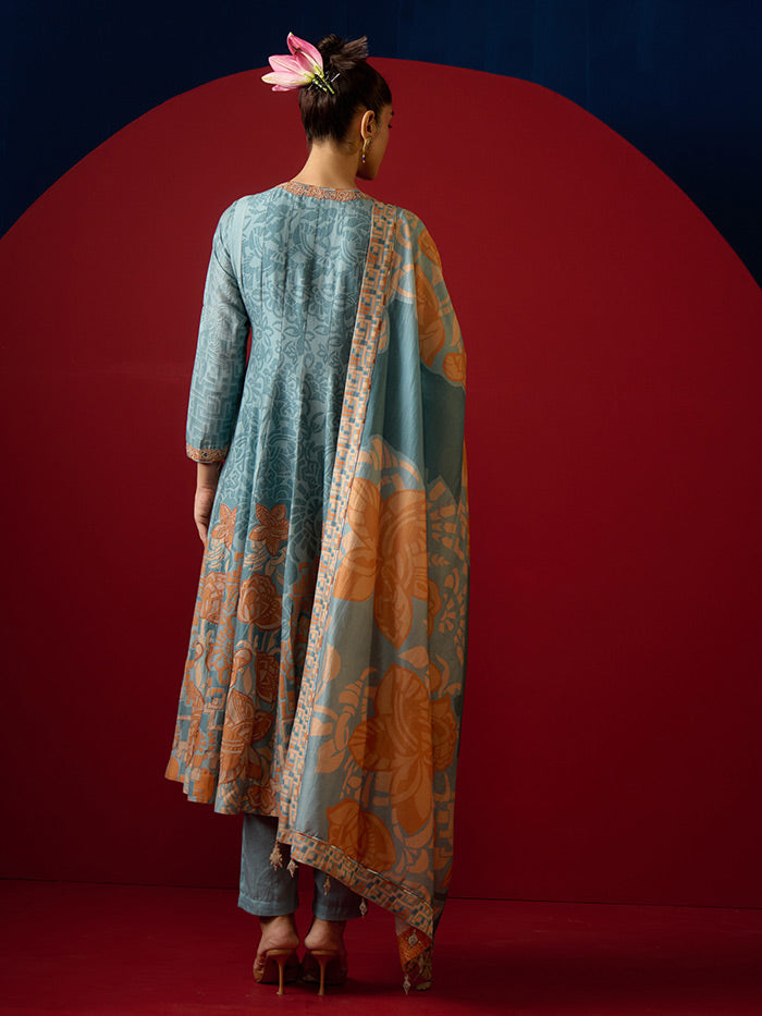 Aiko Kurta Set - Blue