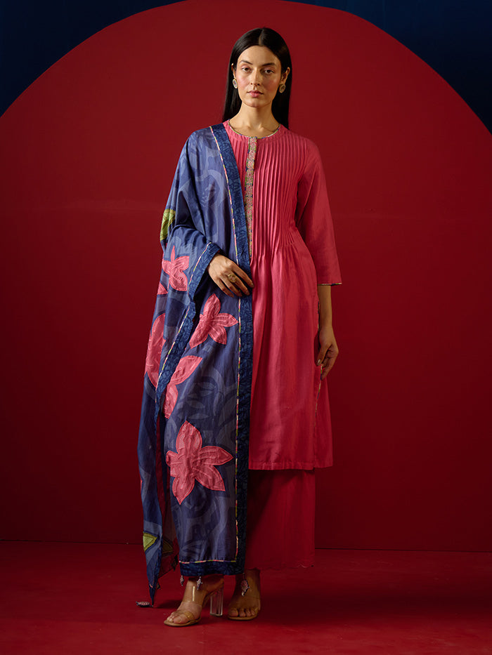 Nomi Pink Kurta Set | Shop Saundh