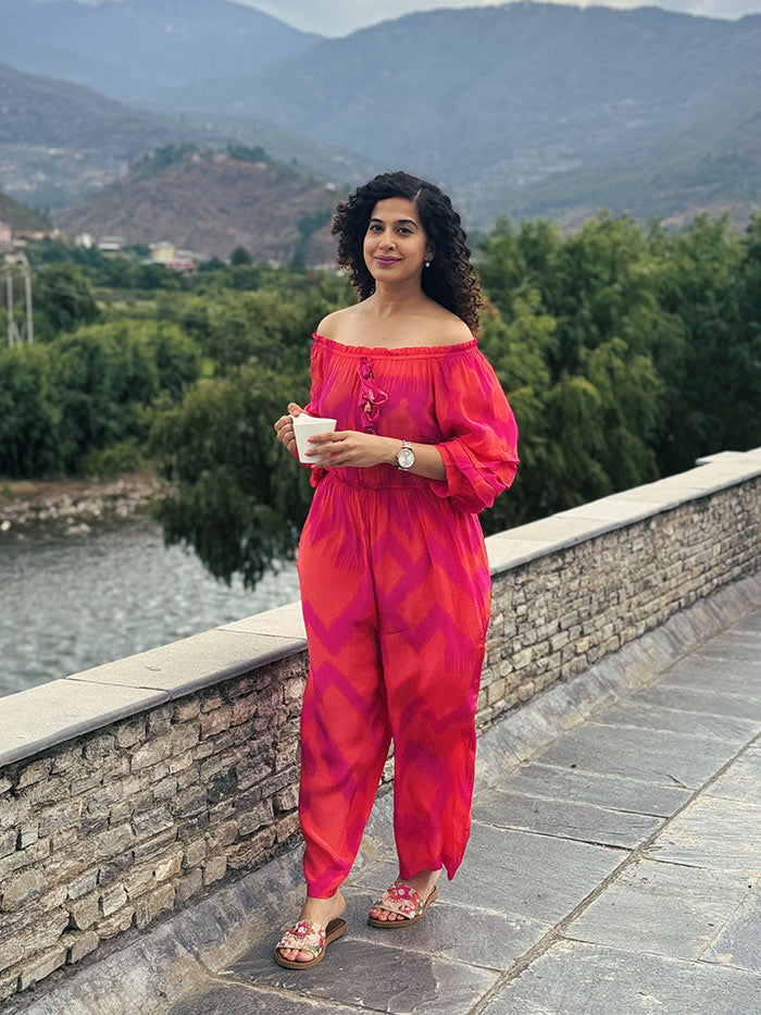 Cora Jumpsuit - Apricot