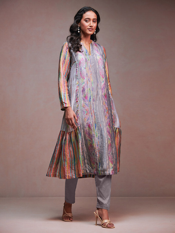 Ash Kurta Set – Grey