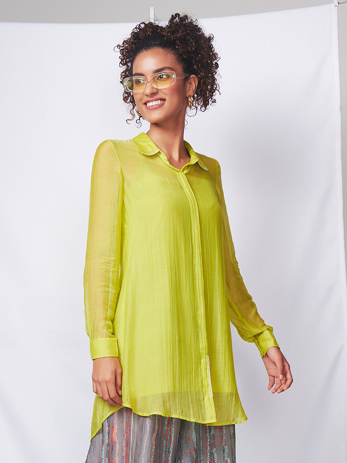 Petal Shirt  – Yellow