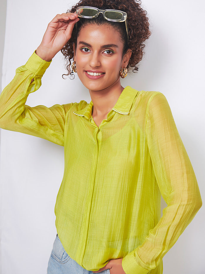 Petal Shirt  – Yellow