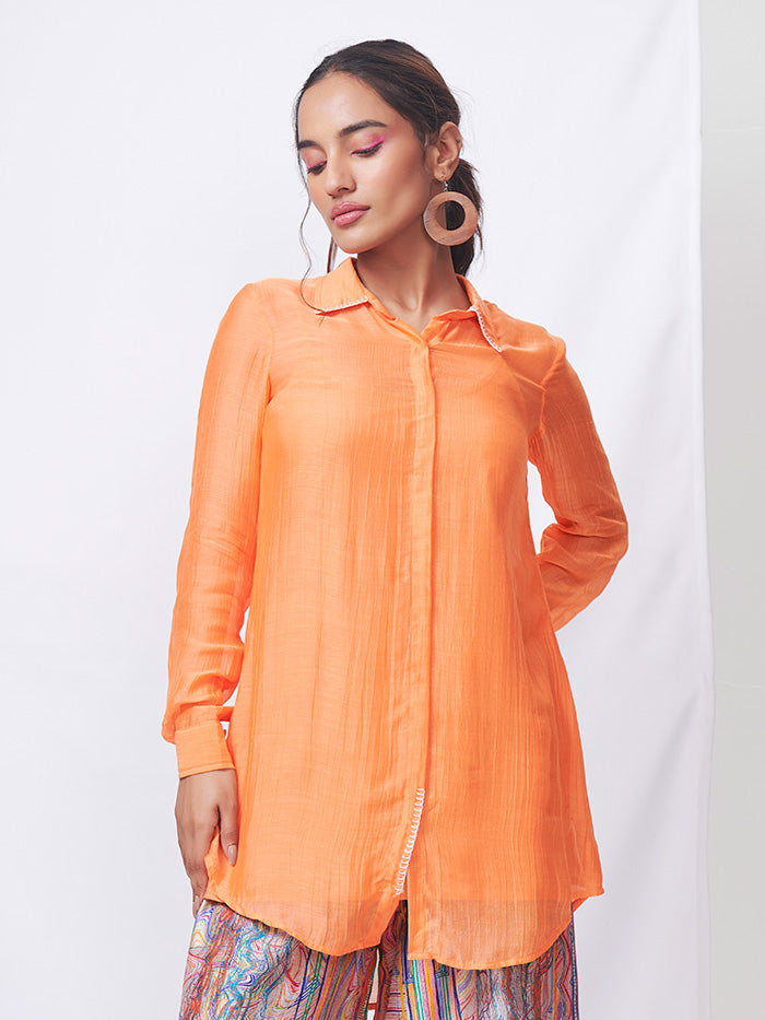 Petal Shirt  – Orange