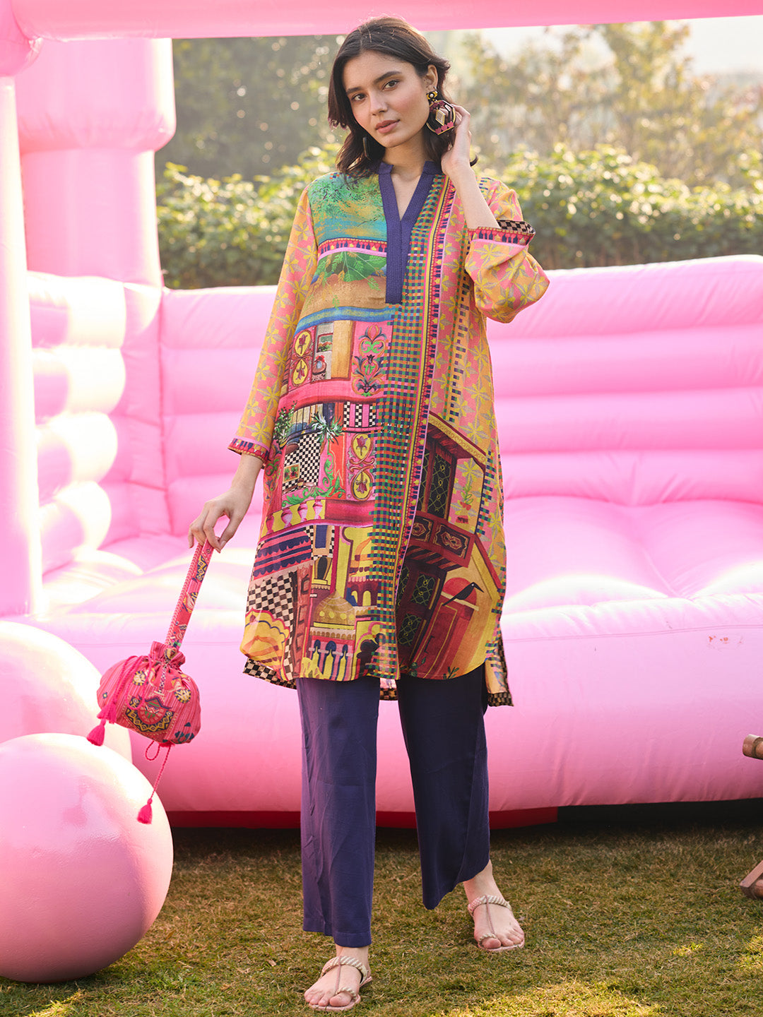 Rumi Kurta Set - Yellow