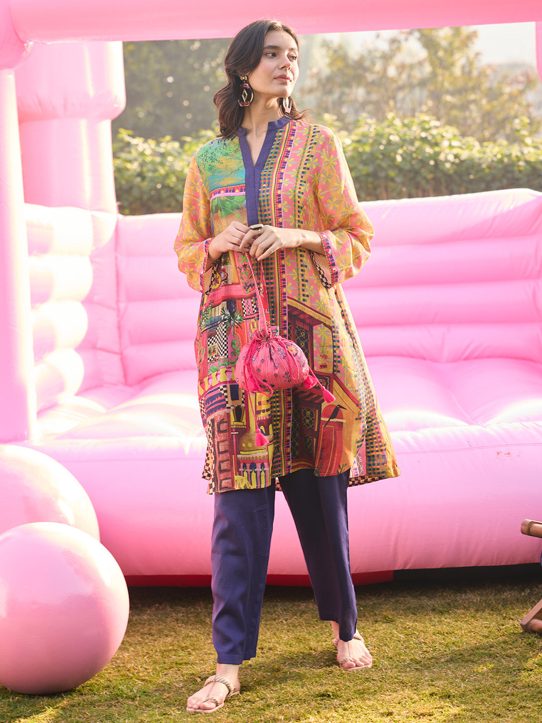 Rumi Kurta Set - Yellow