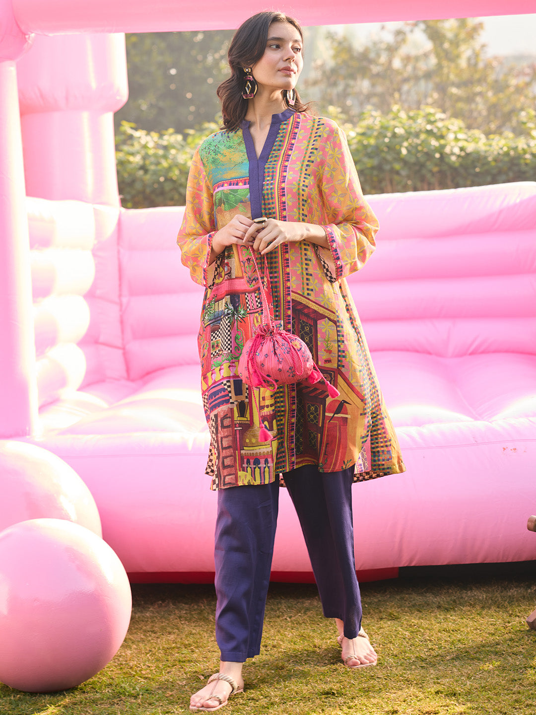 Rumi Kurta Set - Yellow