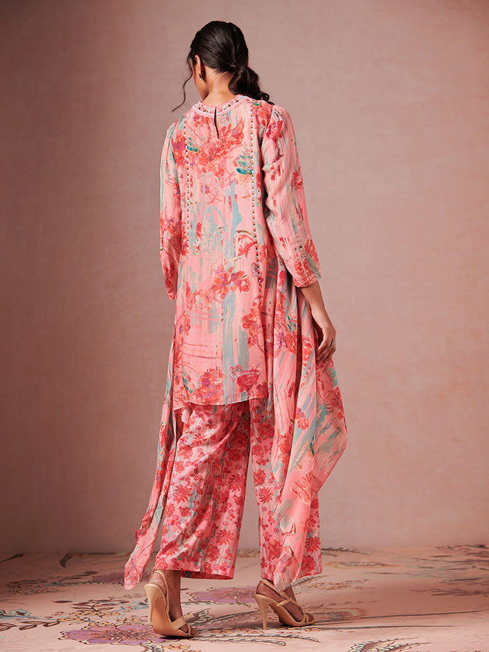 Lily Kurta Set - Pink