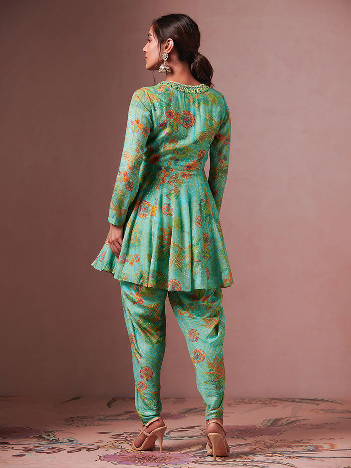 Abelia Co-Ord Set – Aqua