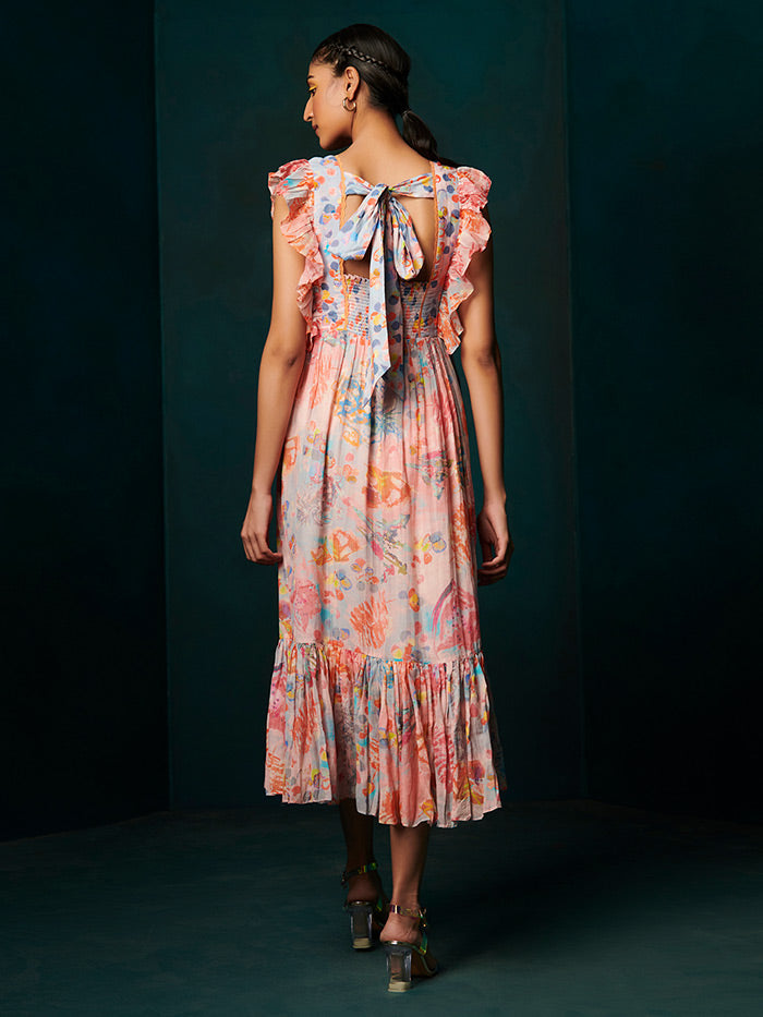 Medley Long Dress - Pink