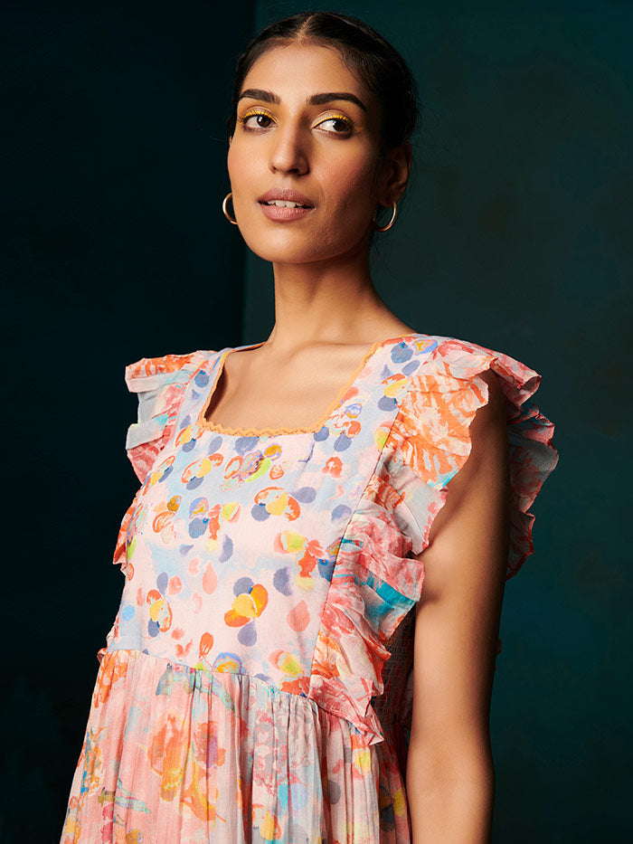 Medley Long Dress - Pink